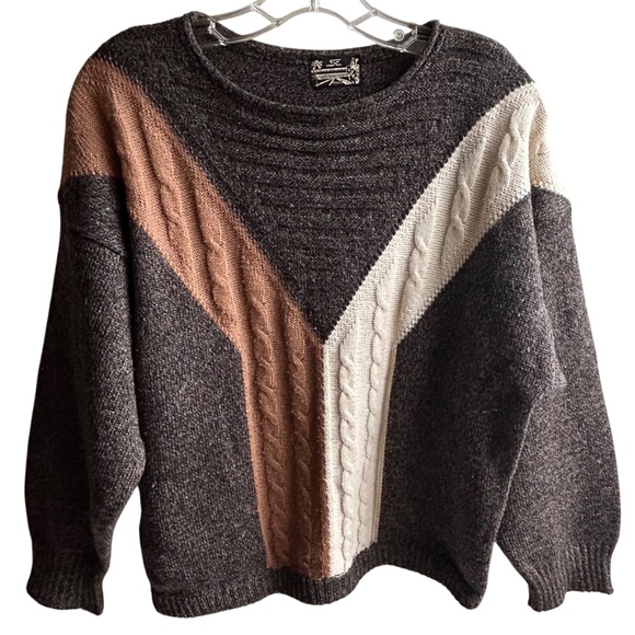 Vintage 90s Chewitt Paris Knitted Sweater Made in France - Picture 1 of 7